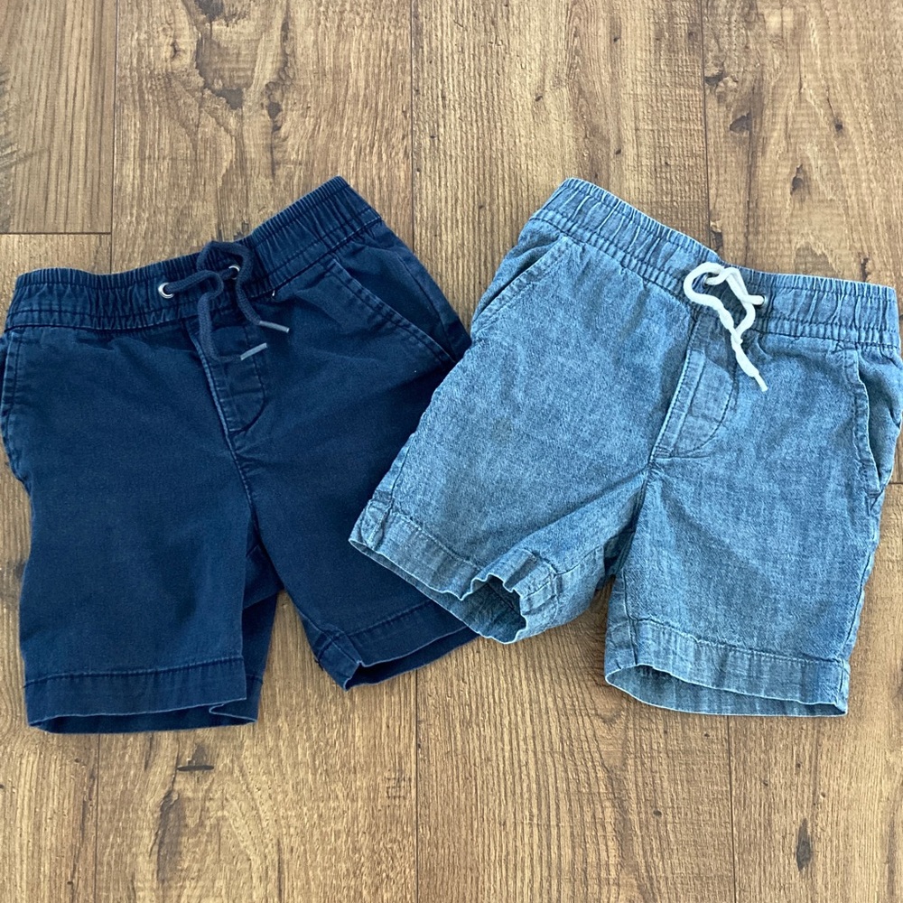 GAP Kids Dark Blue and Denim Shorts Set